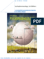 Test Bank For Psychopharmacology 1st Edition Ettinger