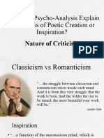 Nature of Criticism