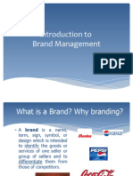 Presentation - 01 - Introduction To Brand Management