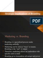 Strategic Implications of Branding - ELMS