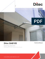 EN - Ditec DAB105 Technical Manual