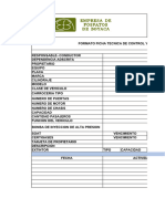 Ft-sst-134 Formato Ficha Tecnica de Control y Mantenimiento de Vehiculos