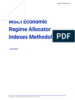 MSCI Economic Regime Allocator Indexes Methodology 20230626