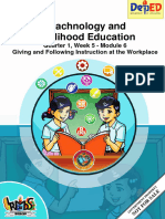 Tle9 q1 Mod6 Giving and Following Instruction at The Workplace