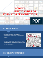3 - 4. Caracteristicas y Clasificacion, Lectura Critica - Nuevos Formatos y Contenidos Audiov - Elementos Lenguaje