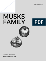 Musks Family: Family Brief Perfumery Tip