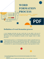 Word Formation Process (Group4)