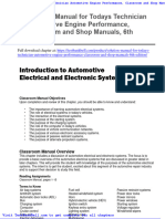 Solution Manual For Todays Technician Automotive Engine Performance Classroom and Shop Manuals 6th Edition