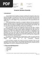 Lab 3 - Computer Hardware Assembly