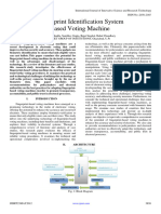 Fingerprint Identification System Based Voting Machine