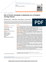 Role of Geriatric Oncologists in Optimizing Care of Urological Oncology Patients