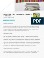 Pdfcoffee.com Adosphere 1 a1 Methode de Francais 1 CD Audio PDF Free