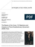 Objections and Answers On Penal Substitutionary Atonement