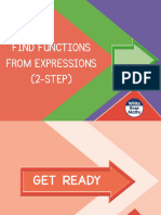 Find Functions From Expressions 2 Step