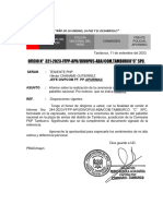 Informe Sobre Izamiento Del Pabellon Nacional 10set2023