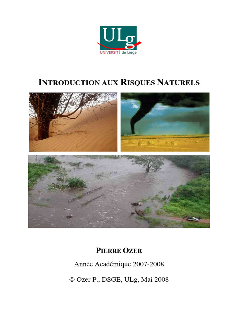 Introduction Aux Risques Naturels | PDF | Finance et gestion monétaire