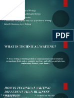 Technical Writing