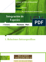 Clase 3 - Integración de Especies