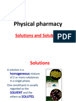 Solution Physical Pharmacy 2021-1