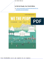 Test Bank For We The People Core Tenth Edition