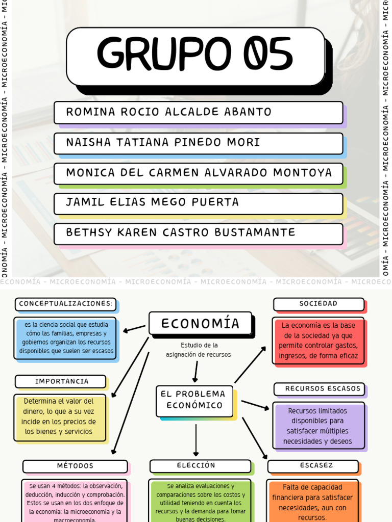 Organizador Visual de la Economía | PDF | Microeconomía | Ciencias ...