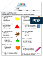 Let's Go 1 Unit 2 Test