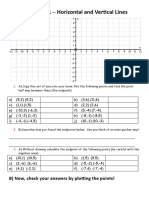 Midpoint of A Line Task Two Worksheet 1