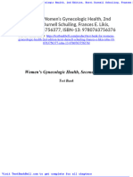 Test Bank For Womens Gynecologic Health 2nd Edition Kerri Durnell Schuiling Frances e Likis Isbn 10 0763756377 Isbn 13 9780763756376