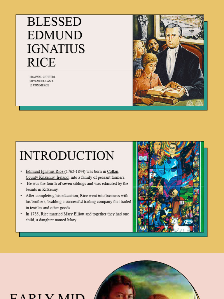 Legacy of Blessed Edmund Rice | PDF | Saint