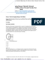 The Developing Human Clinically Oriented Embryology 9th Edition Moore Persaud Torchia Test Bank