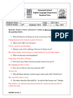 G10 Unit (1) HO RC Answers