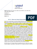 SP 1.2 - Pânico em Lisboa (Texto de Mario Prata)