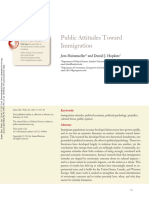 Hainmueller Hopkins 2014 Public Attitudes Toward Immigration