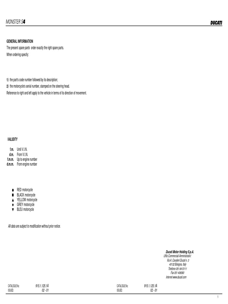 Monster S4 (2001) | PDF