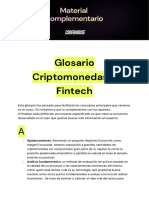 Glosario Criptomonedas - Fintech