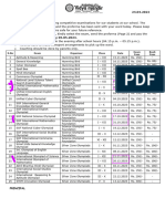 Kami Export - SHIVANI S A - CIR. 13 STD. I - X OLYMPIAD EXAM CIRCULAR