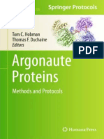 Argonaute Proteins Methods and Protocols (Methods in Molecular Biology 725) (1st Edition.) - Tom C. Hobman