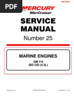 Mercruiser Service Manual - 25 GM V6 1998 - 2001