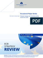 Climate Change and Monetary Policy in The Euro Area