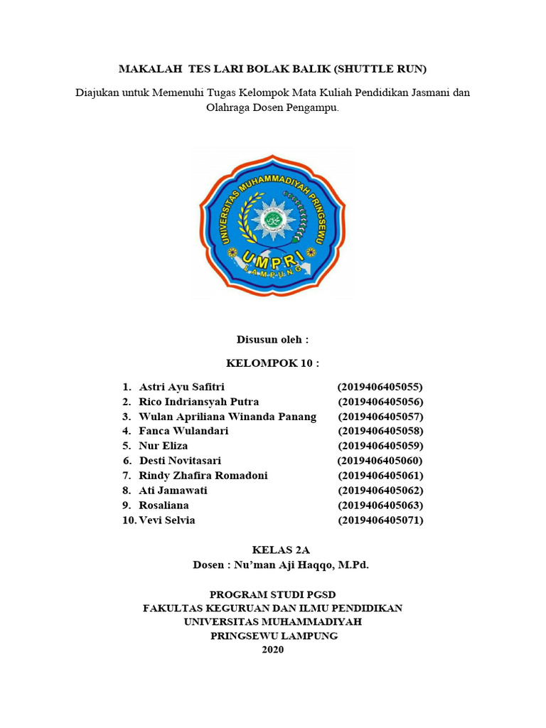 makalah-tes-lari-bolak-balik-kel-10-pdf