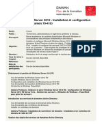 Windows Server 2012 Installation Et Configuration (Cours MS20410 Examen 70 410) PDF