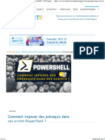 Comment Imposer Des Prérequis Dans Ses Scripts PowerShell IT-Connect