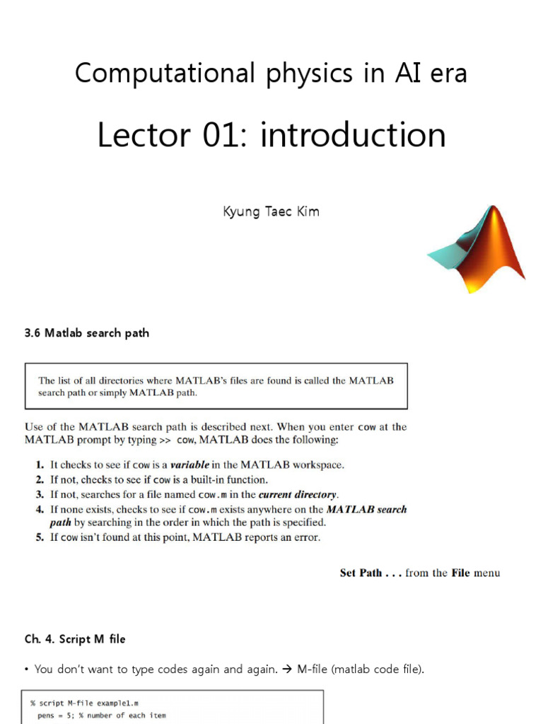 Lec02 script m file array pdf matlab software engineering