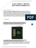 Educação Escolar Indígena - Materiais Didáticos - Ação Saberes Indígenas Na Escola - Aula Paraná