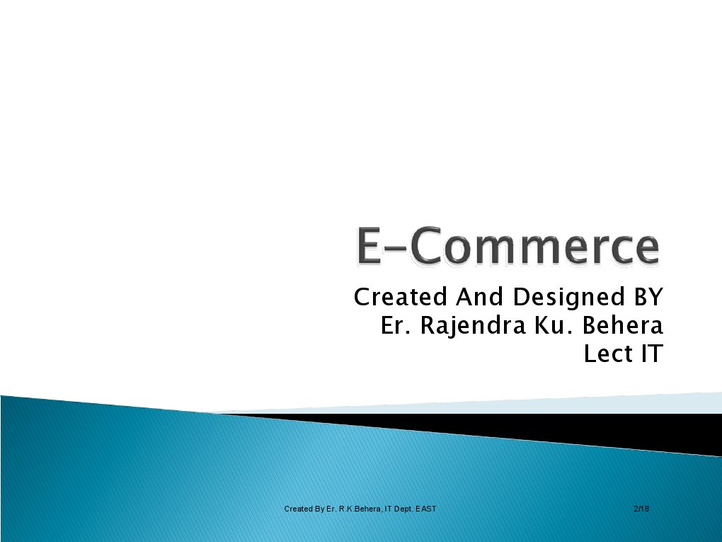 E-Commerce Overview and Insights | PDF | E Commerce | Sales
