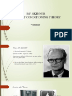 Operant Conditioning Theory