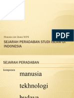 Sejarah Peradaban Studi Islam Di Indonesia MSI