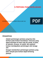 Pertolongan Pertama Pada Kecelakaan P3K