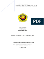UAS UAS - Kebijakan Pembangunan Daerah - SITI MASITHO - NPM.052139010 - KELAS REGULER