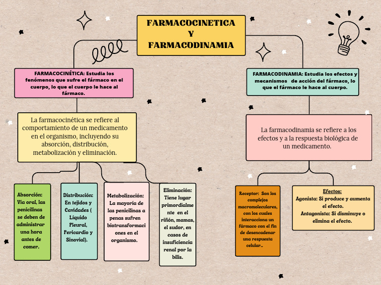 Mapa Conceptual de Farmacología | PDF